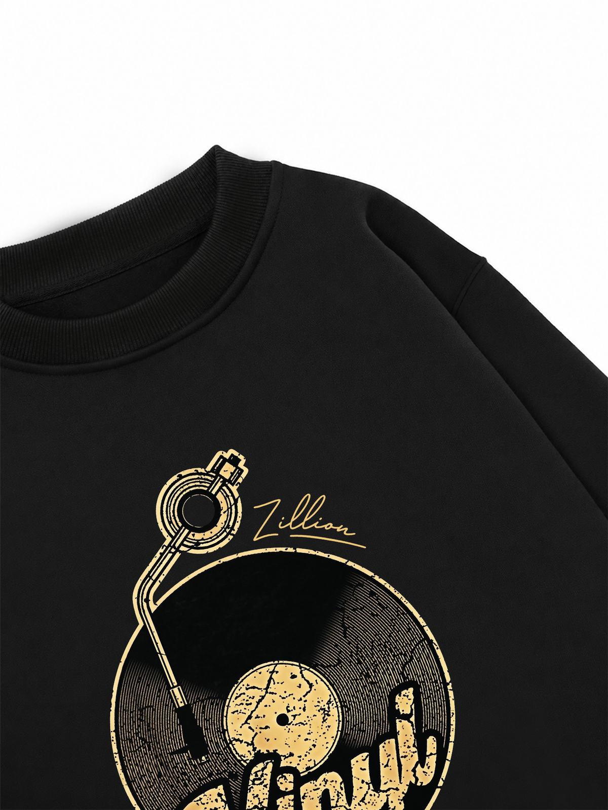 Áo Sweater Nỉ Hai Da Zillion Vinyl