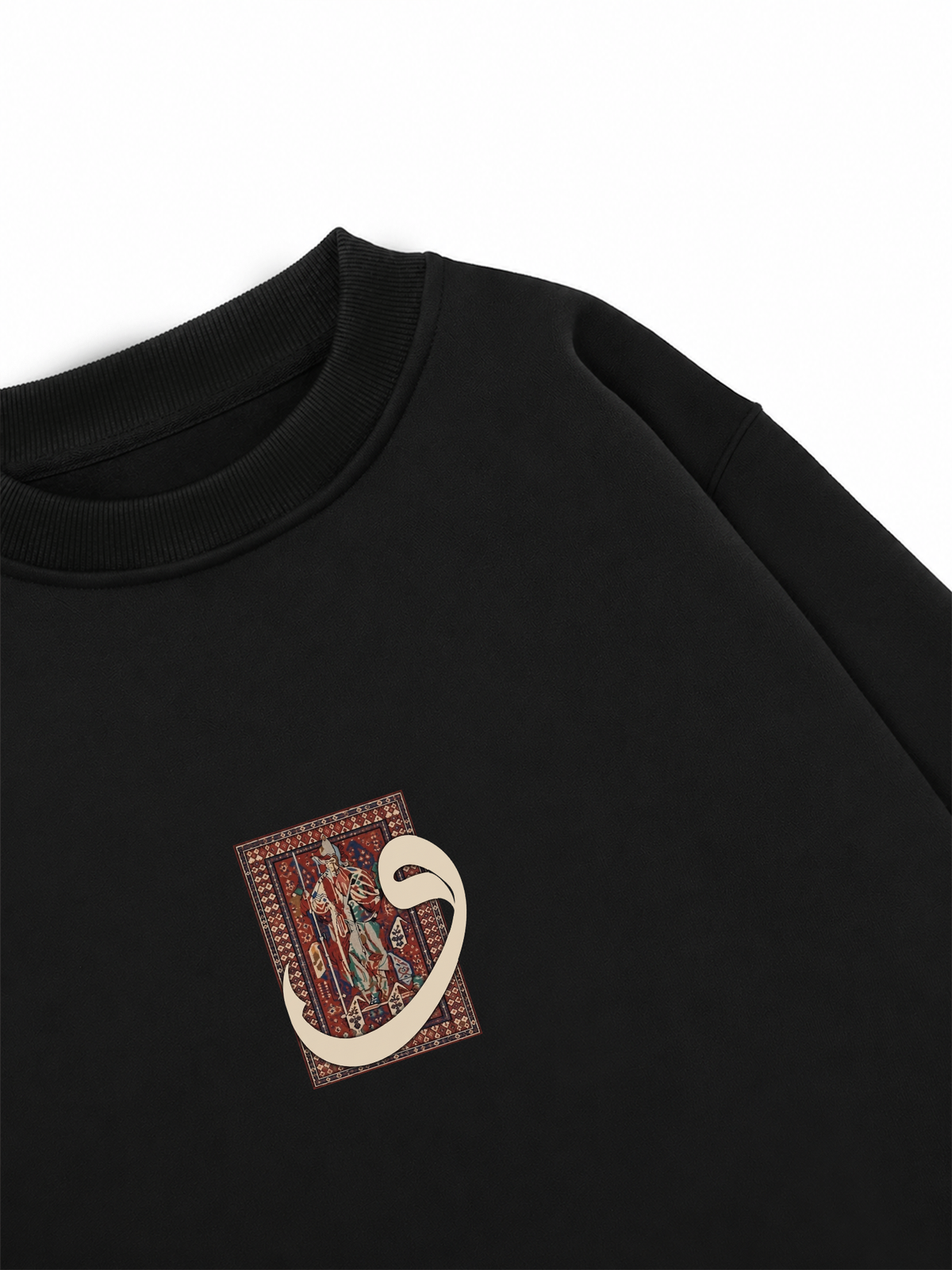 Áo Sweater Nỉ Hai Da The Arabic Letter