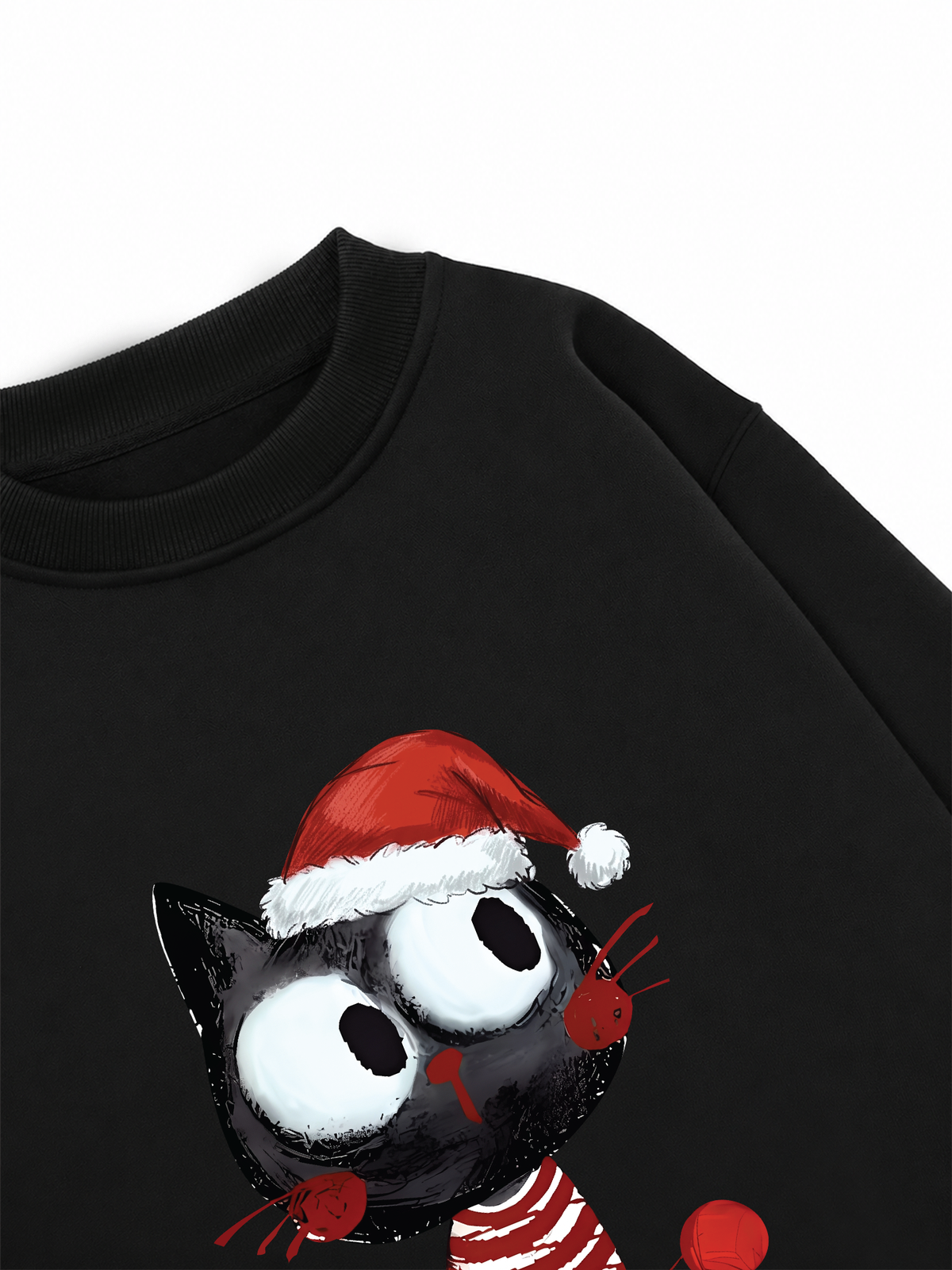 Áo Sweater Nỉ Hai Da Cute Cat