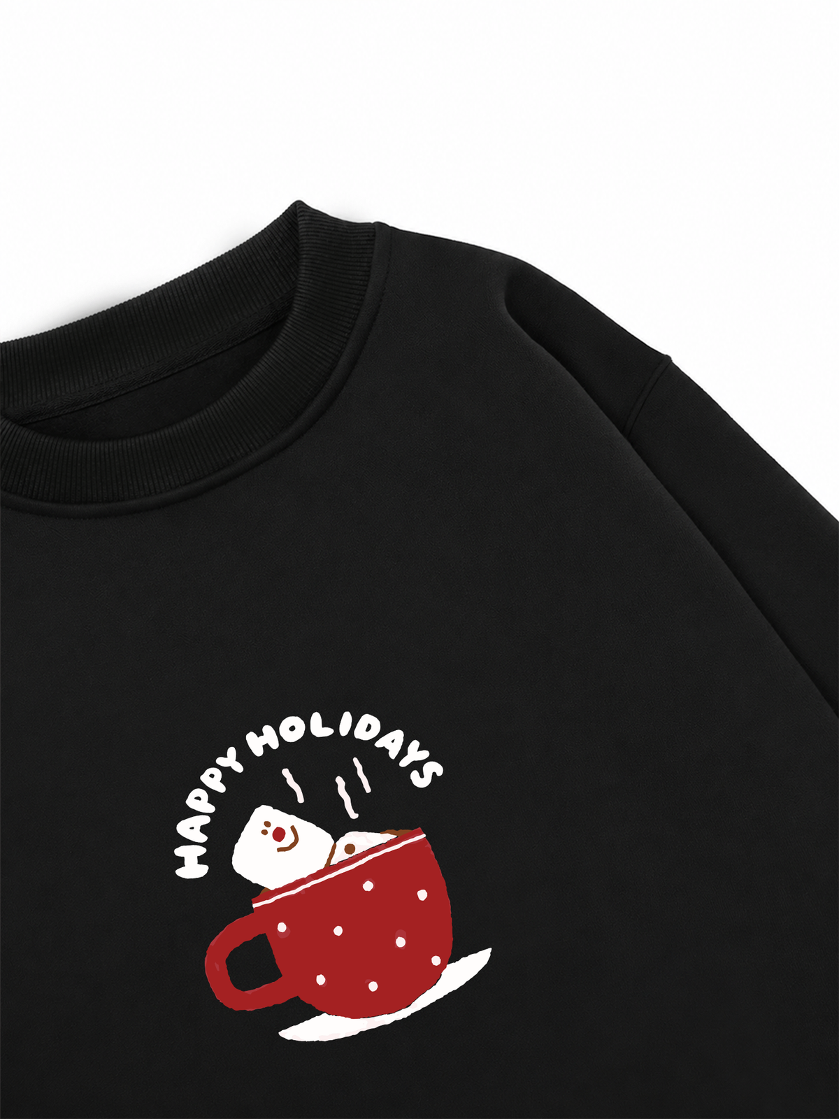 Áo Sweater Nỉ Hai Da Happy Holidays