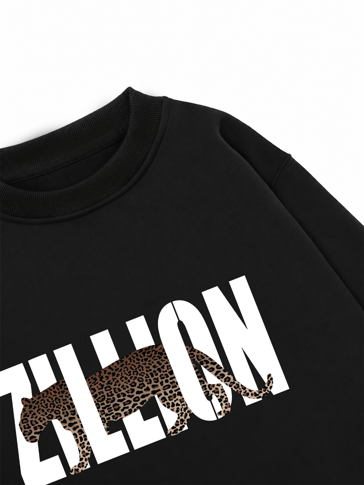 Áo Sweater Nỉ Hai Da Leopard