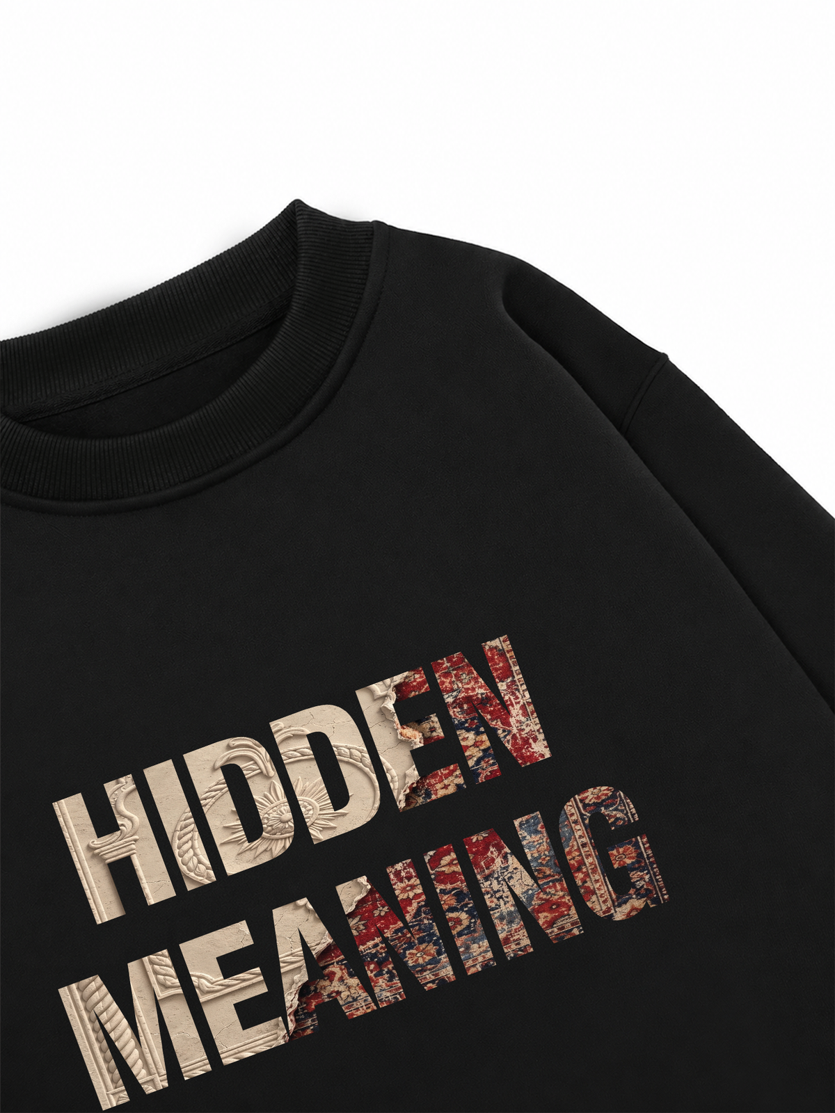 Áo Sweater Nỉ Hai Da Some Truths Stay Hidden