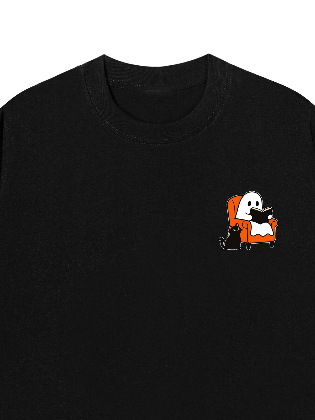 Áo Thun Relaxed Fit Ghost & Black Cat