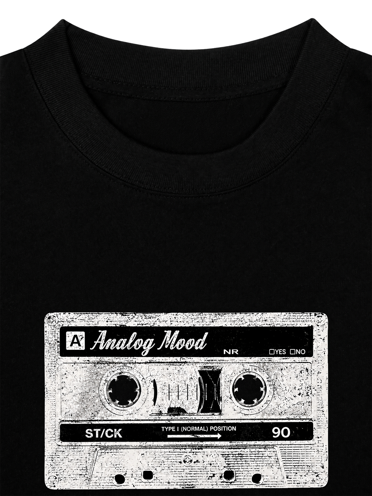 Áo Thun Boxy Analog Tape