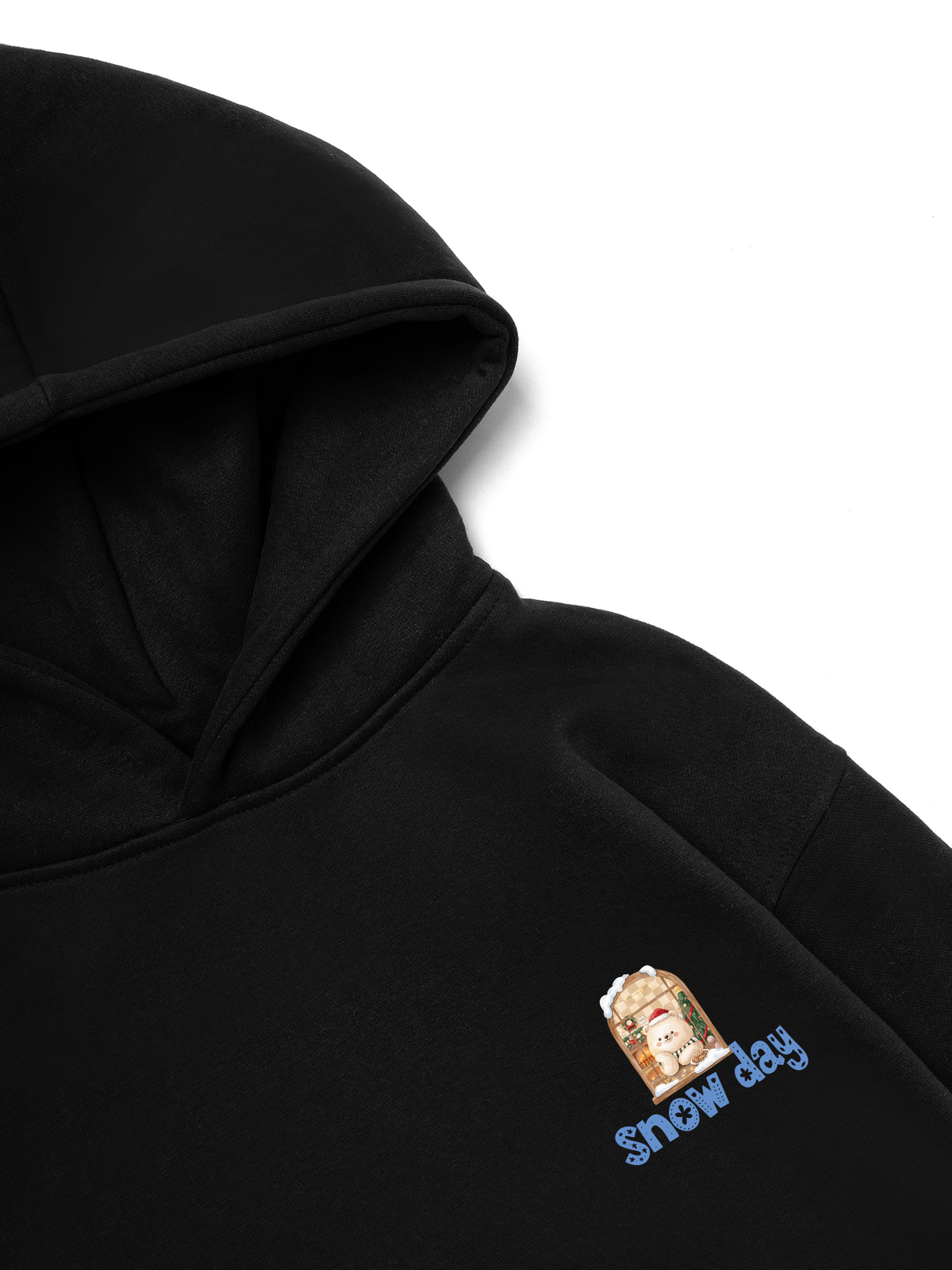 Áo Hoodie Nỉ Hai Da Snow Day