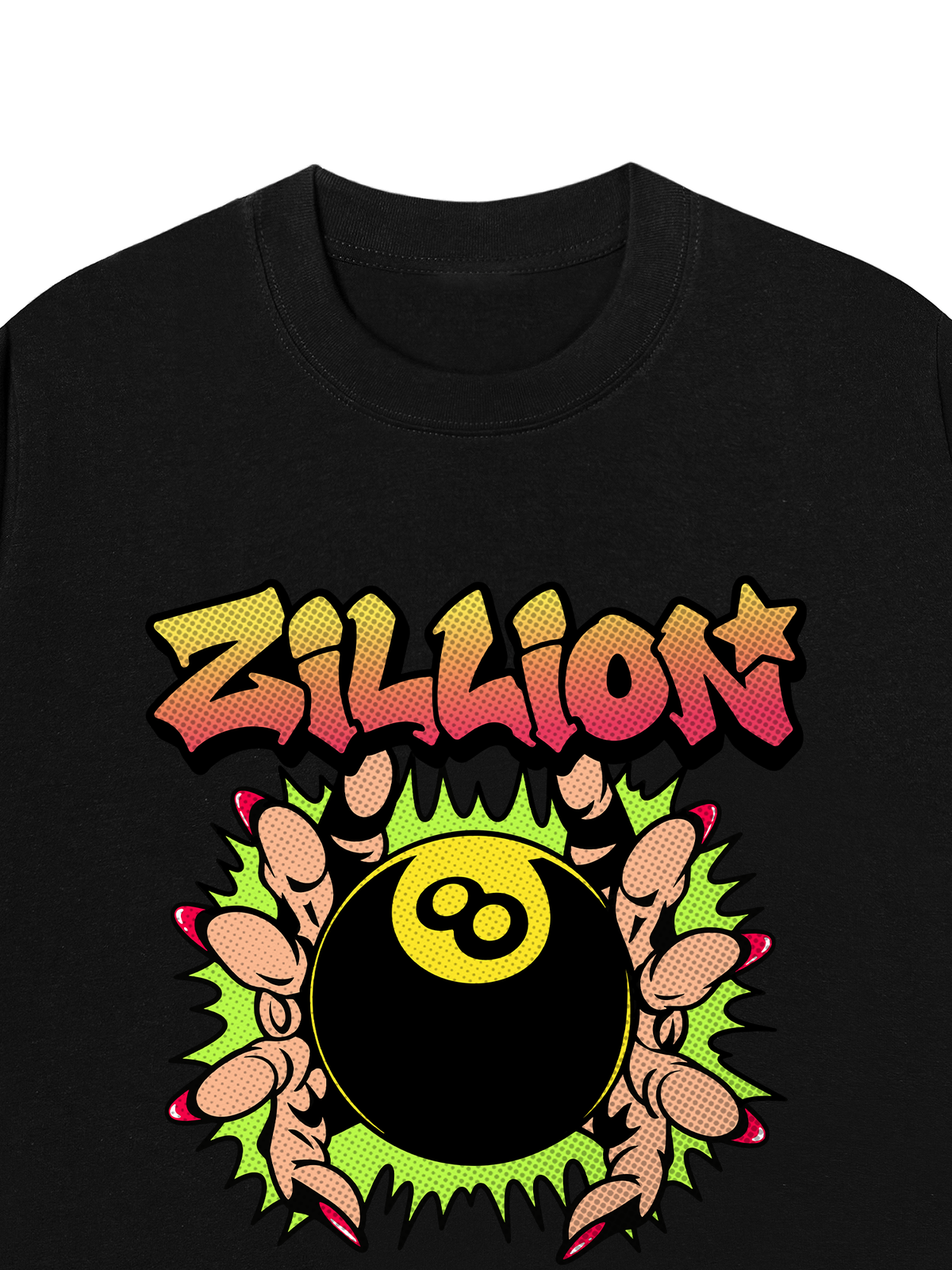 Áo Thun Relaxed Fit Witchy Hands 8-Ball