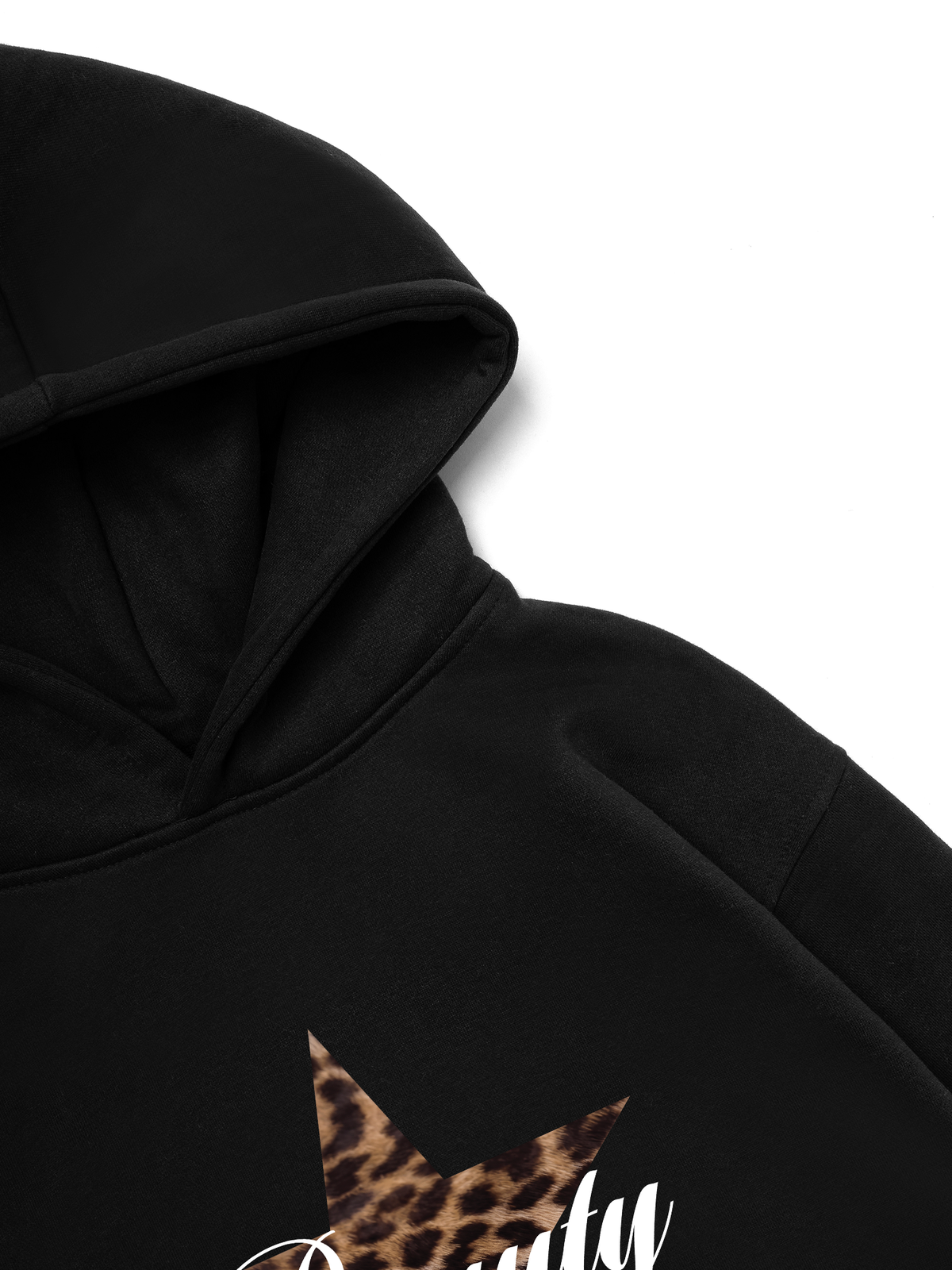 Áo Hoodie Nỉ Hai Da Beauty Leopard Star