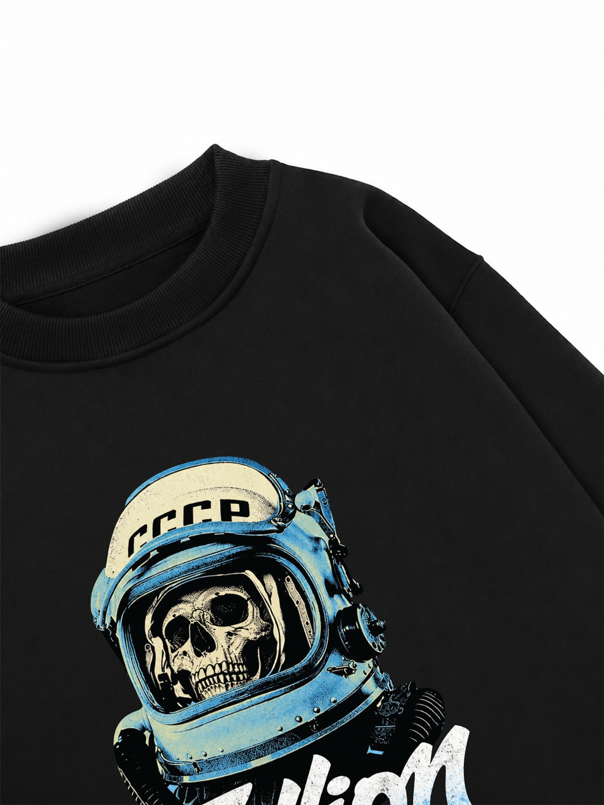 Áo Sweater Nỉ Hai Da Skull Cosmonaut