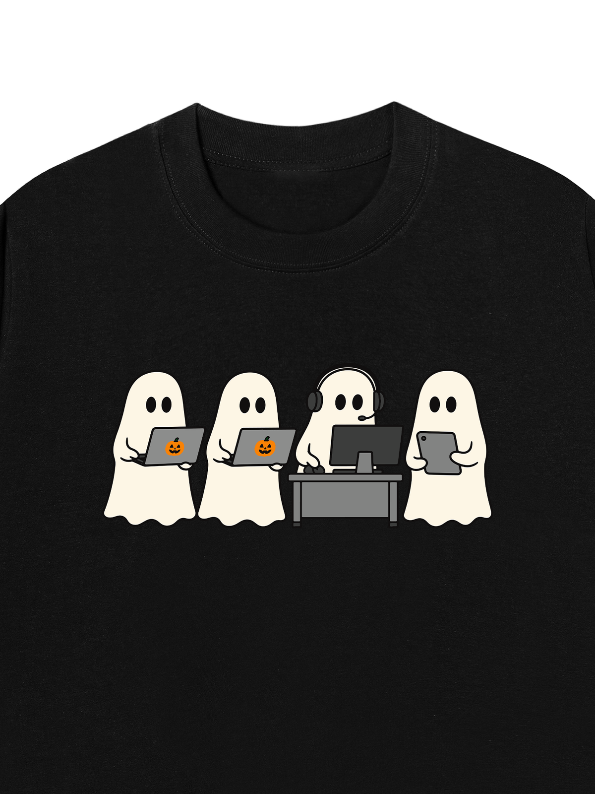 Áo Thun Relaxed Fit Ghost Office Squad