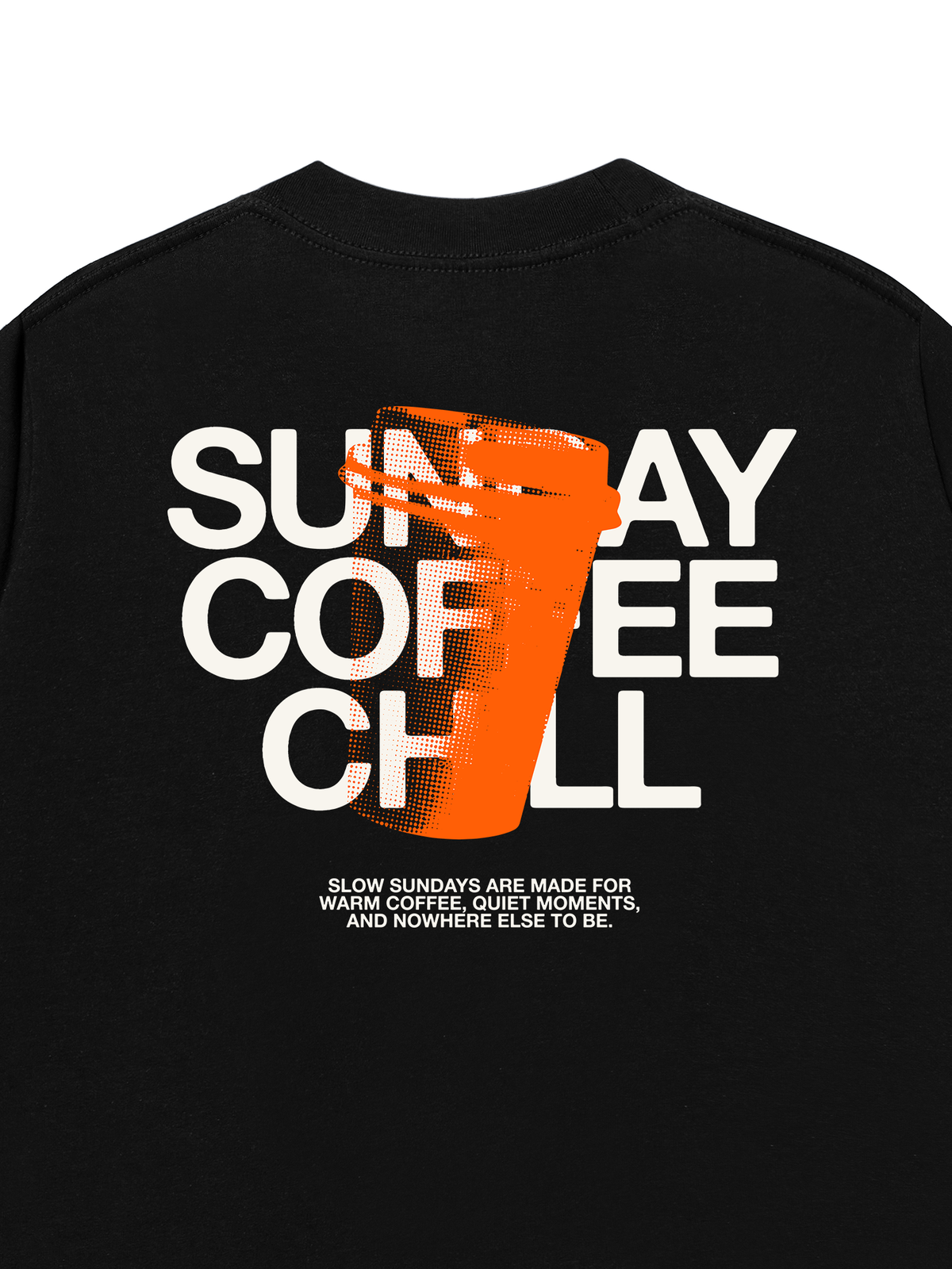 Áo Thun Relaxed Fit Sunday Coffee Chill