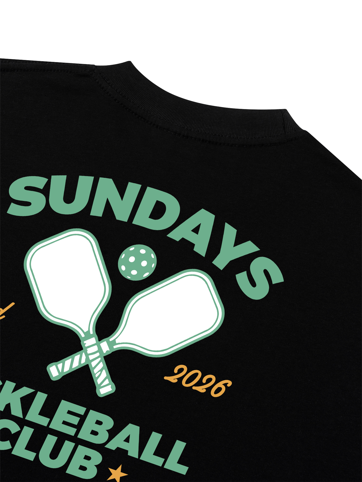 Áo Thun Boxy Sundays Pickleball Club