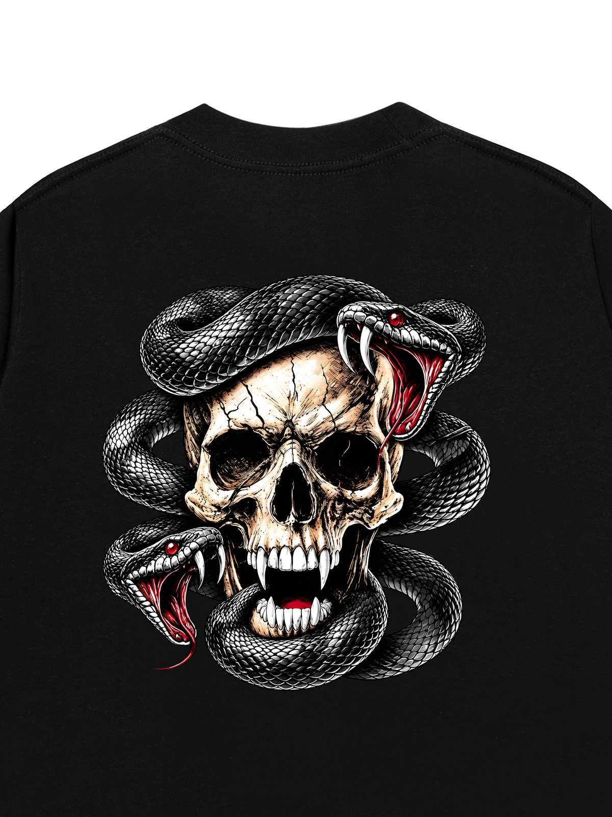 Áo Thun Relaxed Fit Viper Skull
