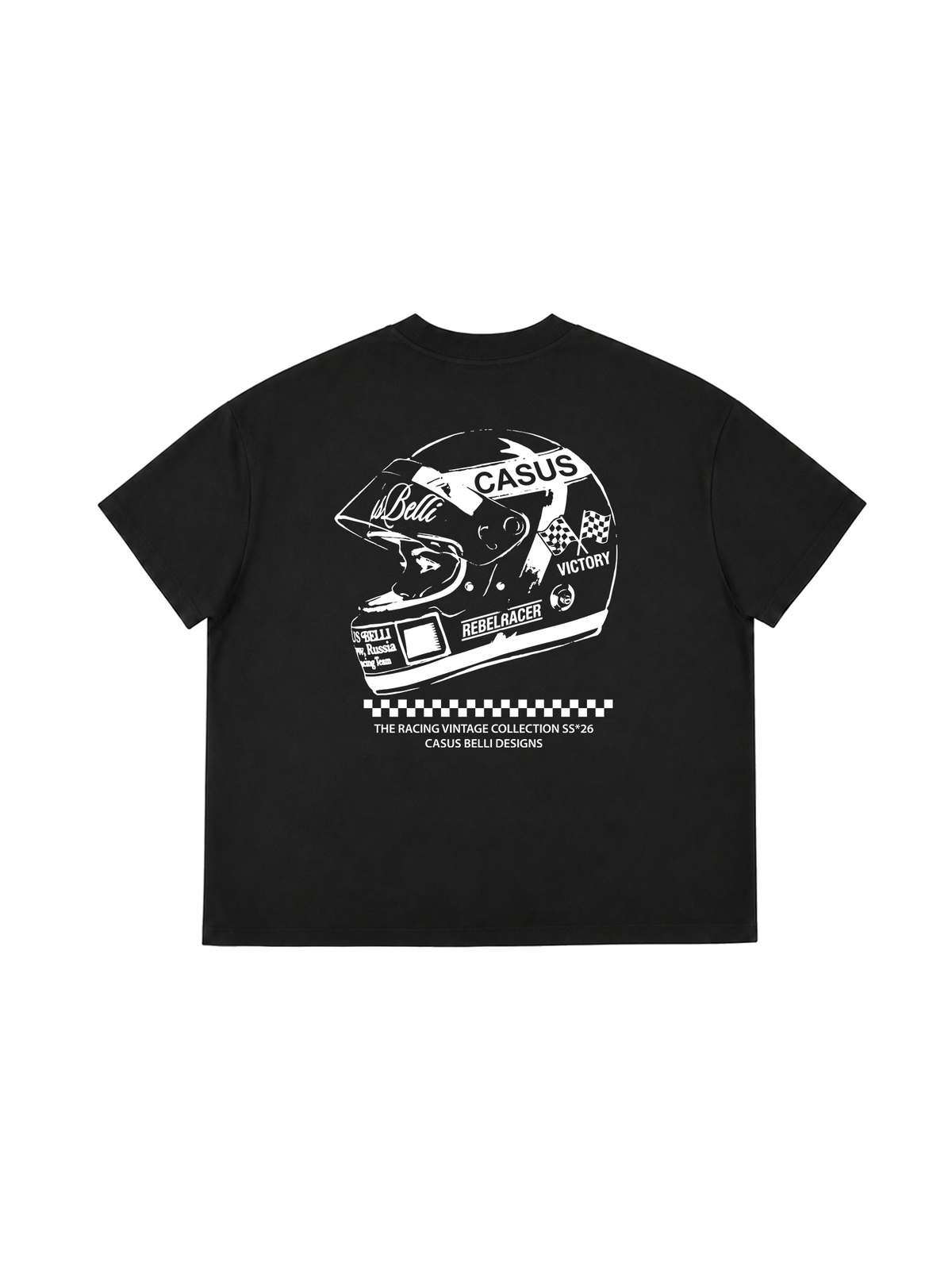 Áo Thun Boxy Car Racing Vibes