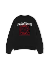 Áo Sweater Nỉ Hai Da Hidden Meaning Red Rug