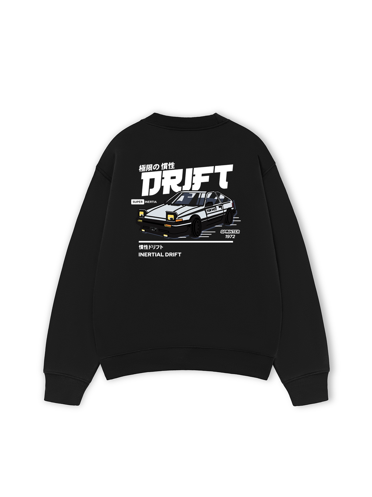 Áo Sweater Nỉ Hai Da Car Drift