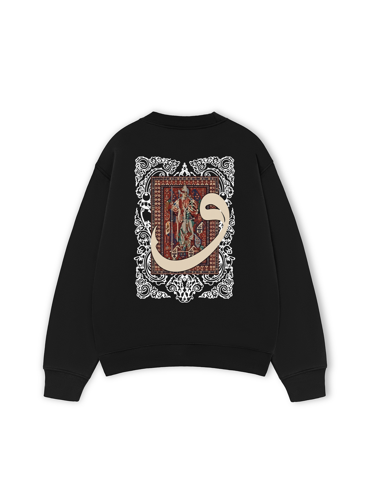 Áo Sweater Nỉ Hai Da The Arabic Letter