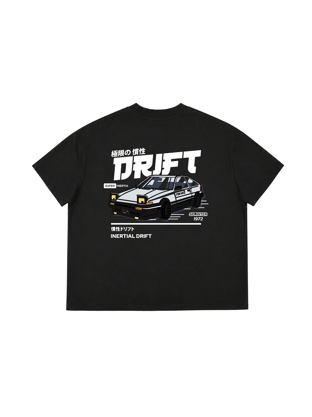 Áo Thun Boxy Car Drift