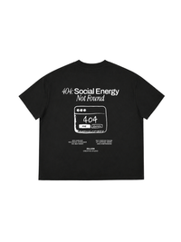 Áo Thun Boxy Social Energy Not Found