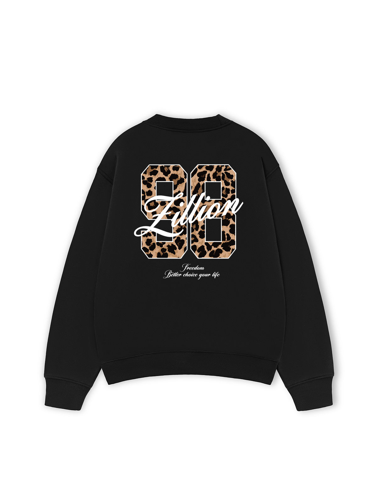 Áo Sweater Nỉ Hai Da Zillion Leopard 98