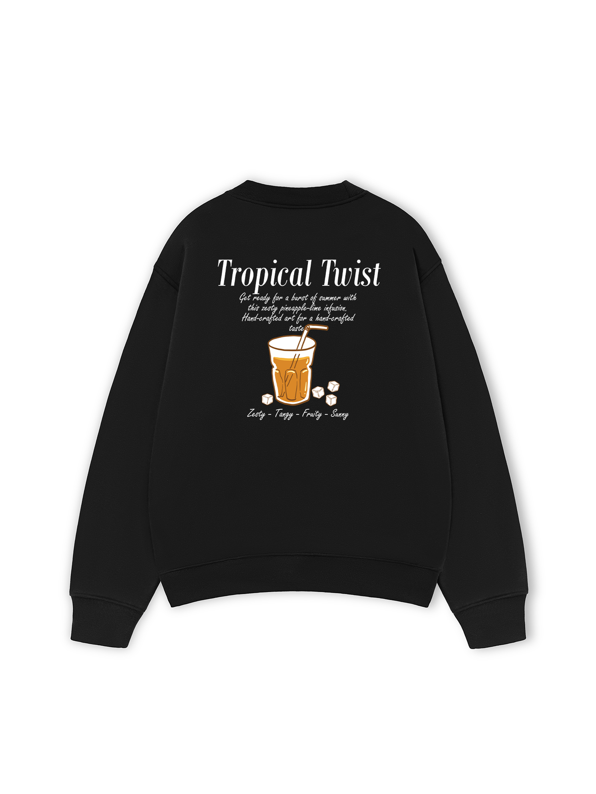 Áo Sweater Nỉ Hai Da Tropical Twist