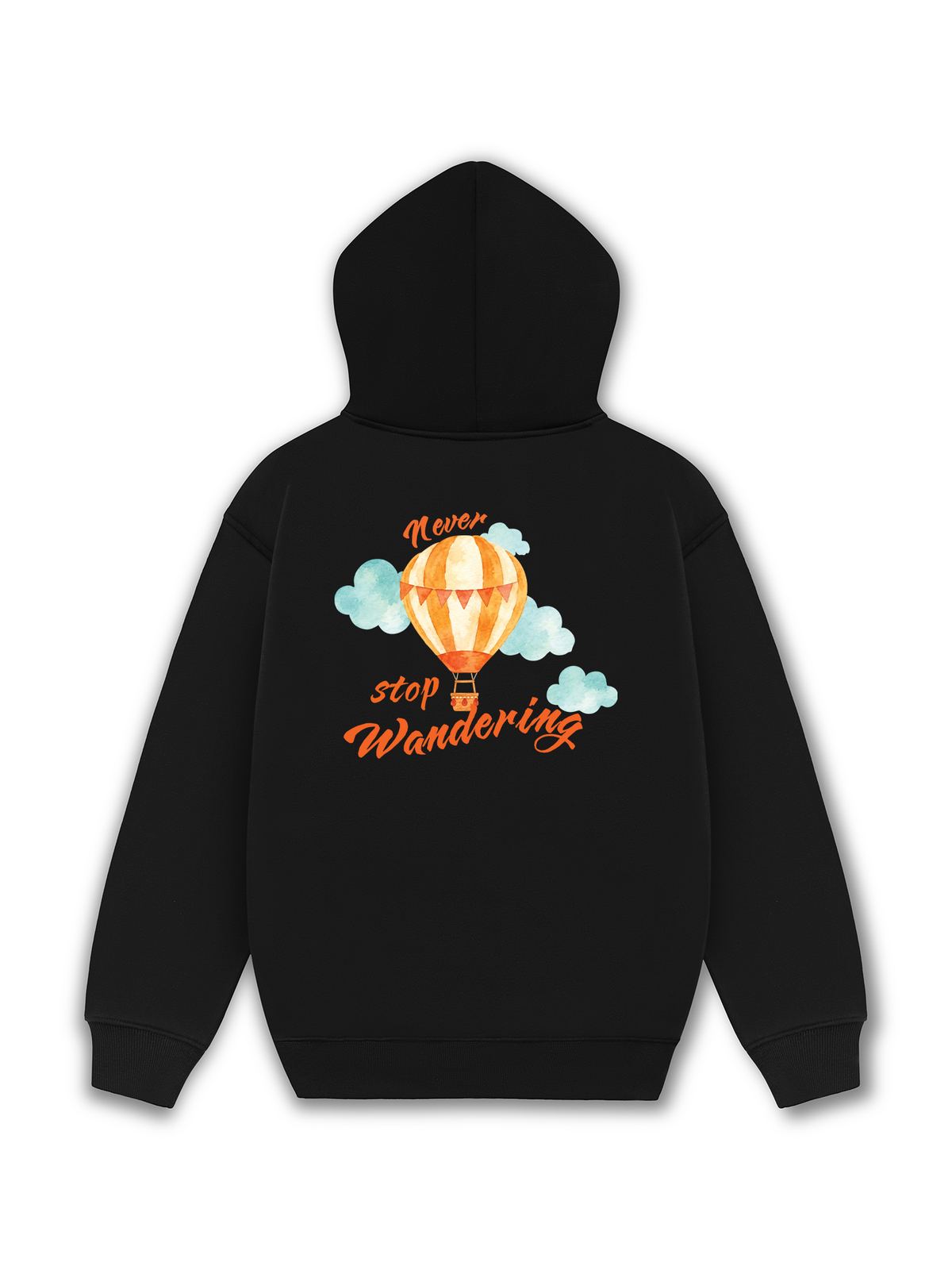 Áo Hoodie Nỉ Hai Da Never Stop Wandering