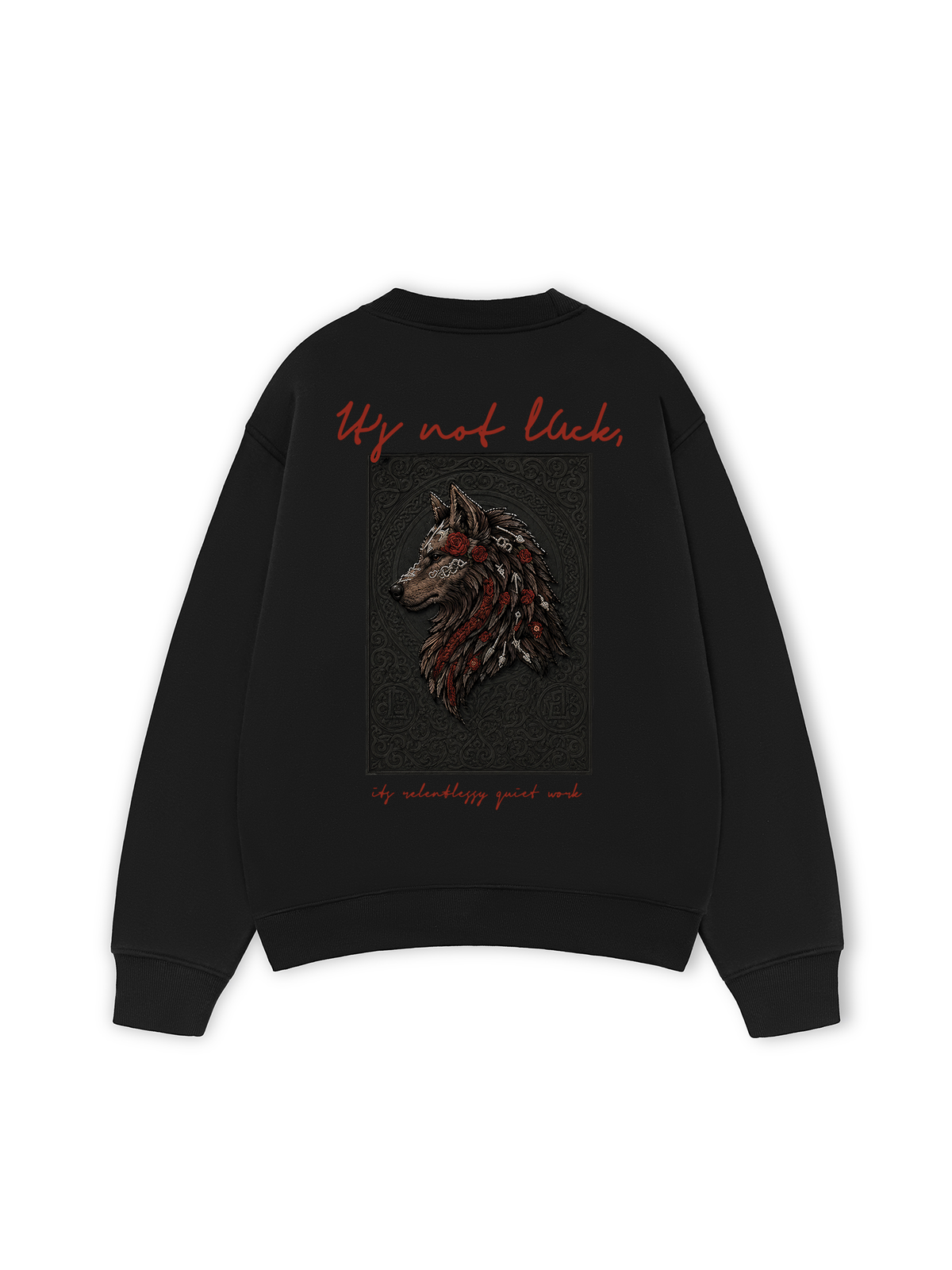 Áo Sweater Nỉ Hai Da Wolf
