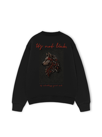 Áo Sweater Nỉ Hai Da Wolf