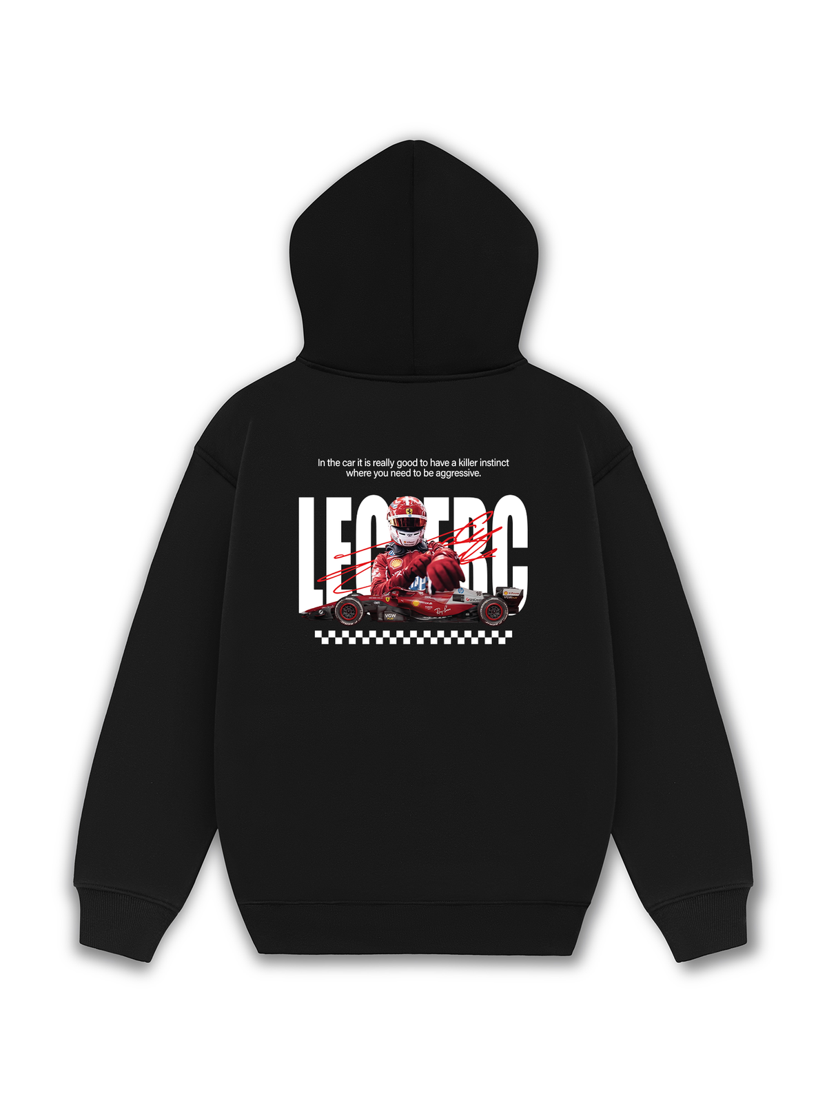 Áo Hoodie Nỉ Hai Da Car Leclerc