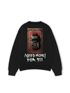 Áo Sweater Nỉ Hai Da Need Money For 911