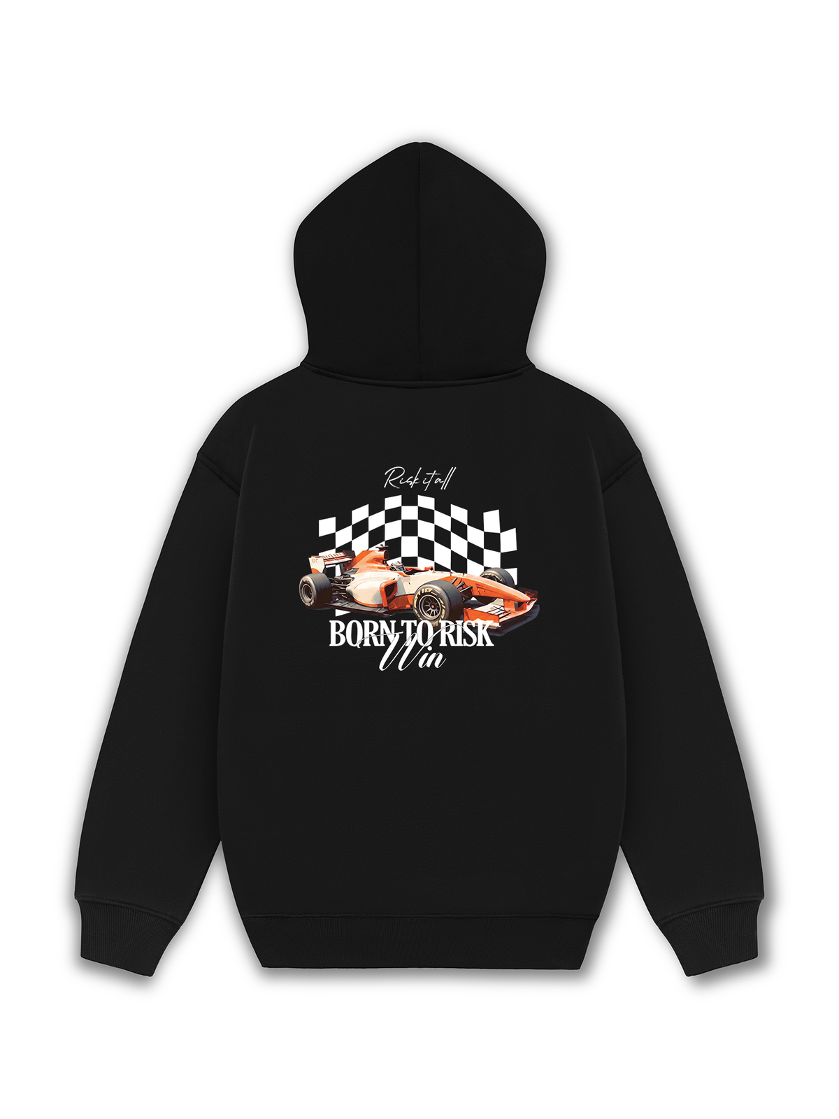 Áo Hoodie Nỉ Hai Da Car Born To Risk Win