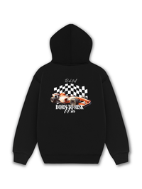 Áo Hoodie Nỉ Hai Da Car Born To Risk Win
