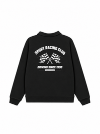 Áo Sweater Polo Nỉ Hai Da Sport Racing Club