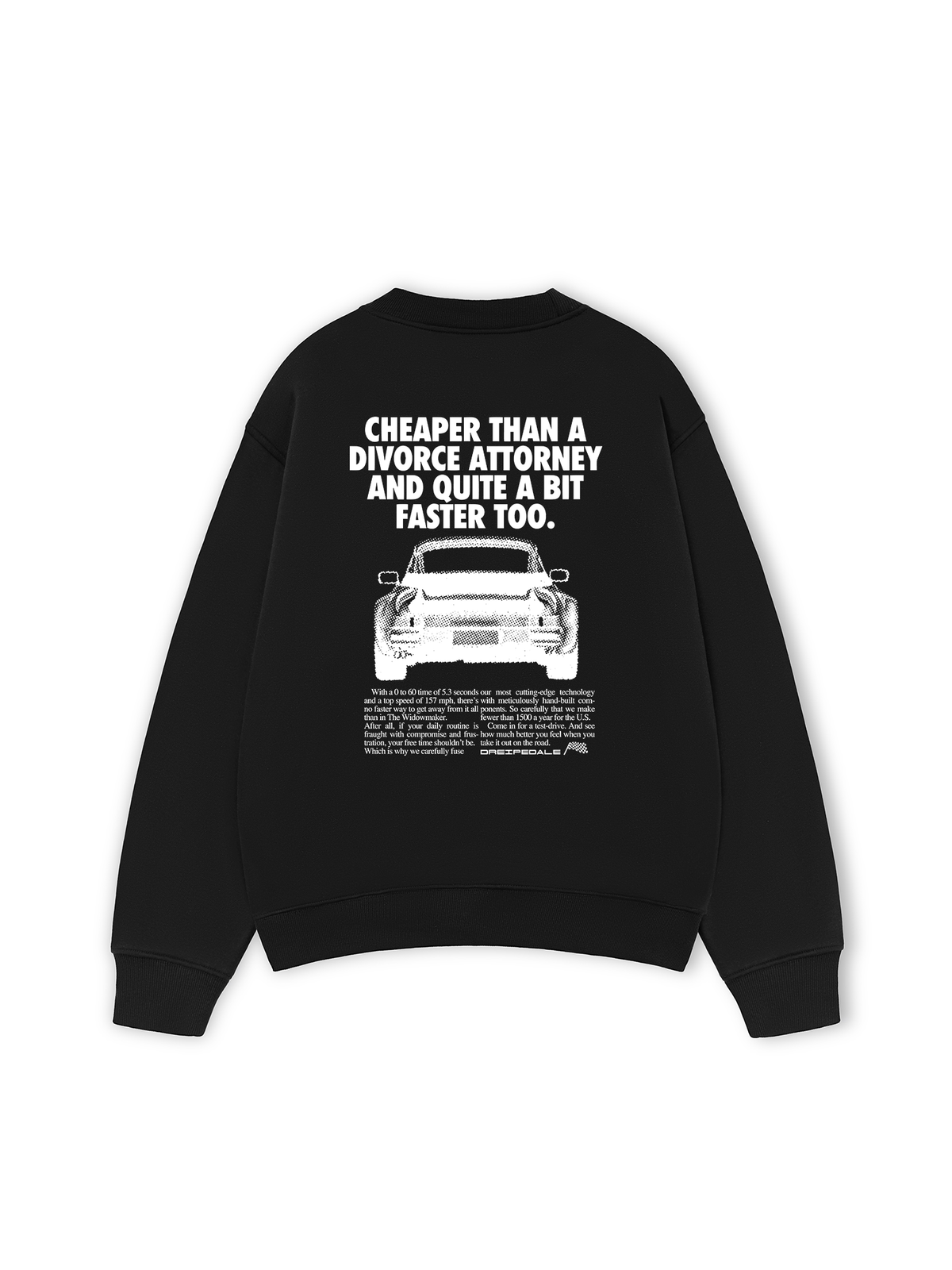 Áo Sweater Nỉ Hai Da Car Drei Pedale