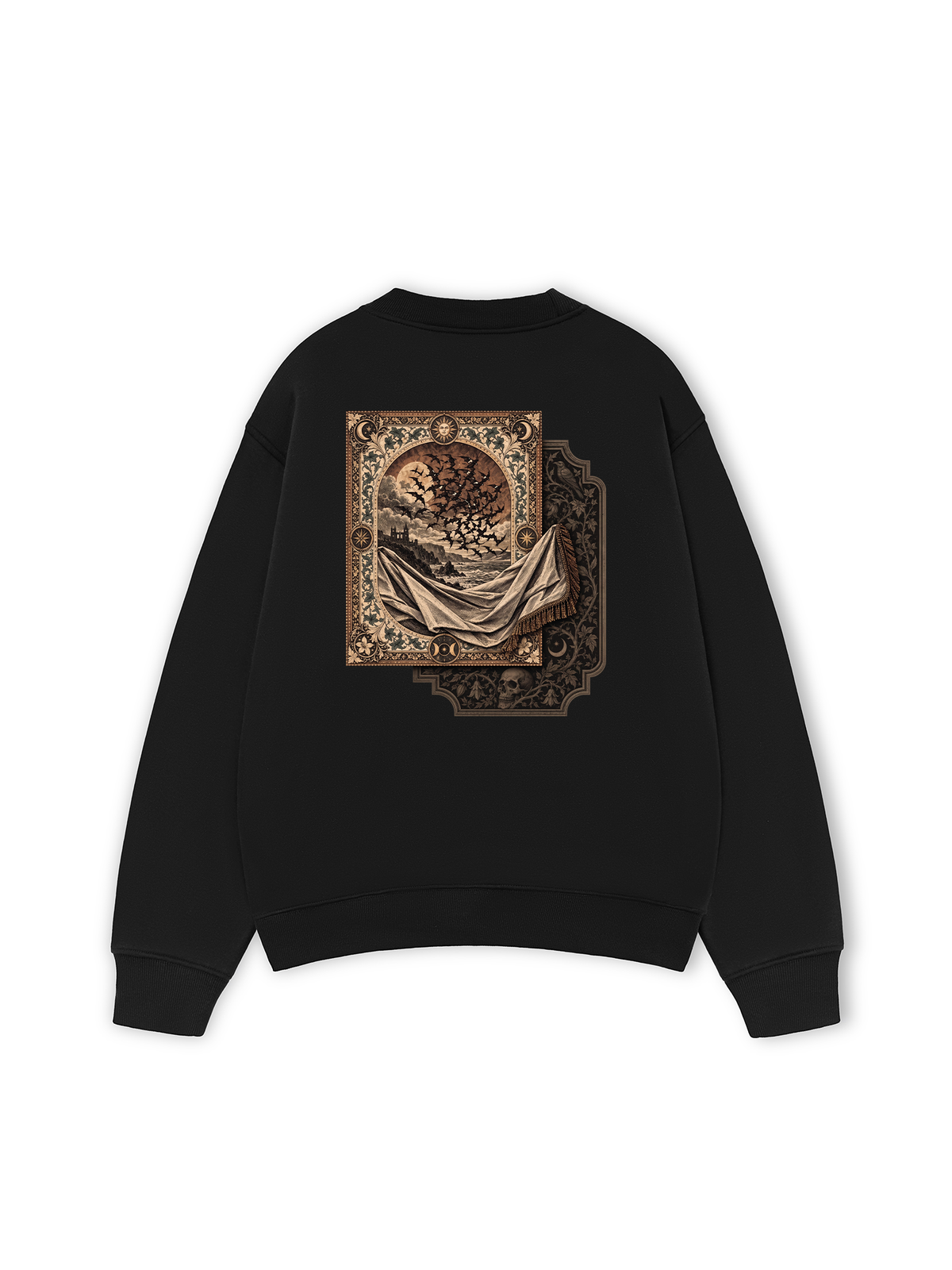 Áo Sweater Nỉ Hai Da Shadows of the Night