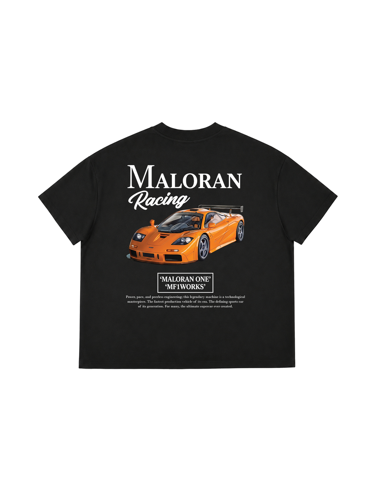 Áo Thun Boxy Car Maloran Racing