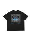 Áo Thun Boxy Hidden Meaning Zillion Black Blue Bandana