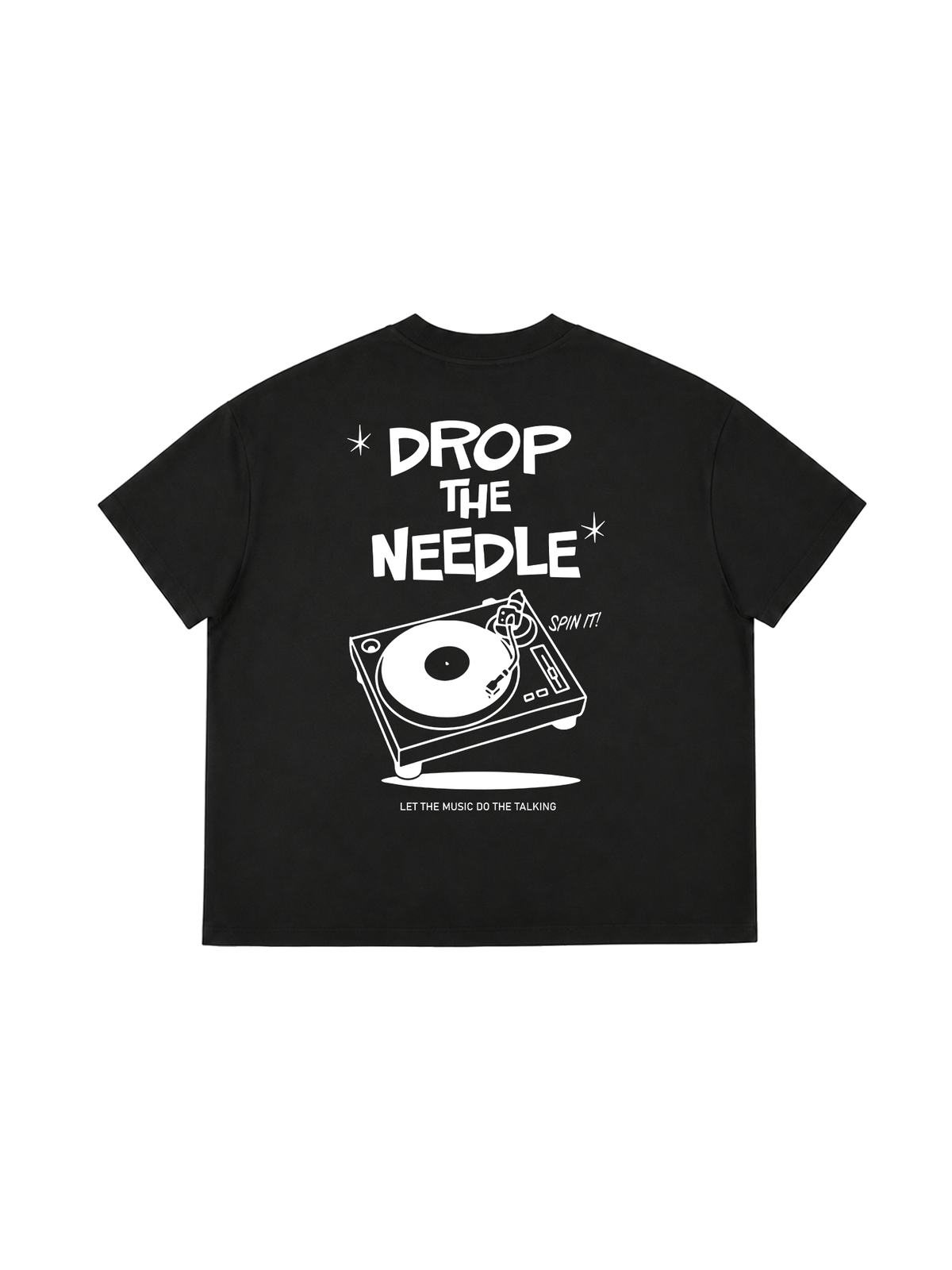 Áo Thun Boxy Drop The Needle
