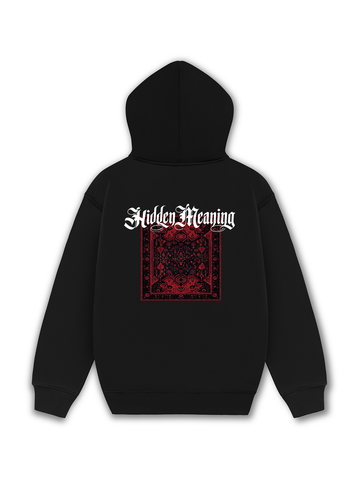 Áo Hoodie Nỉ Hai Da Hidden Meaning Red Rug