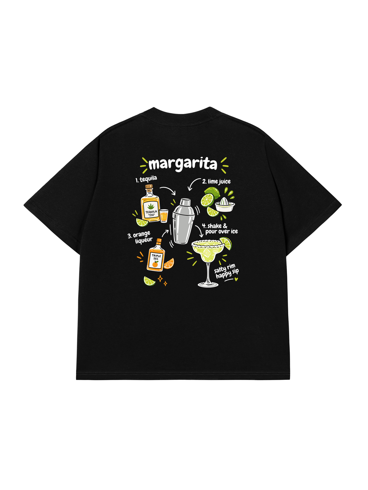 Áo Thun Relaxed Fit Margarita Happy Sip