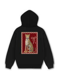 Áo Hoodie Nỉ Hai Da Sitting Leopard