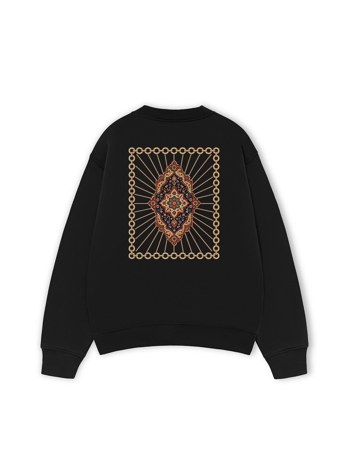 Áo Sweater Nỉ Hai Da Persian Pattern