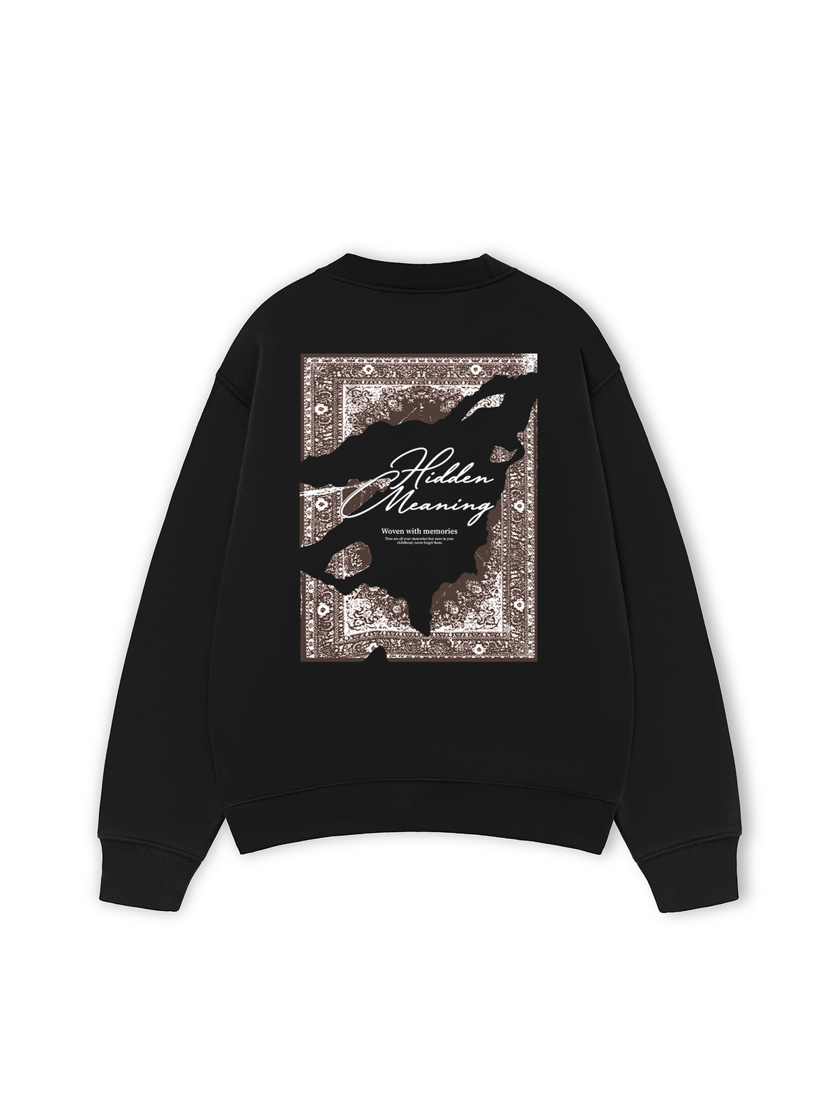 Áo Sweater Nỉ Hai Da Hidden Meaning