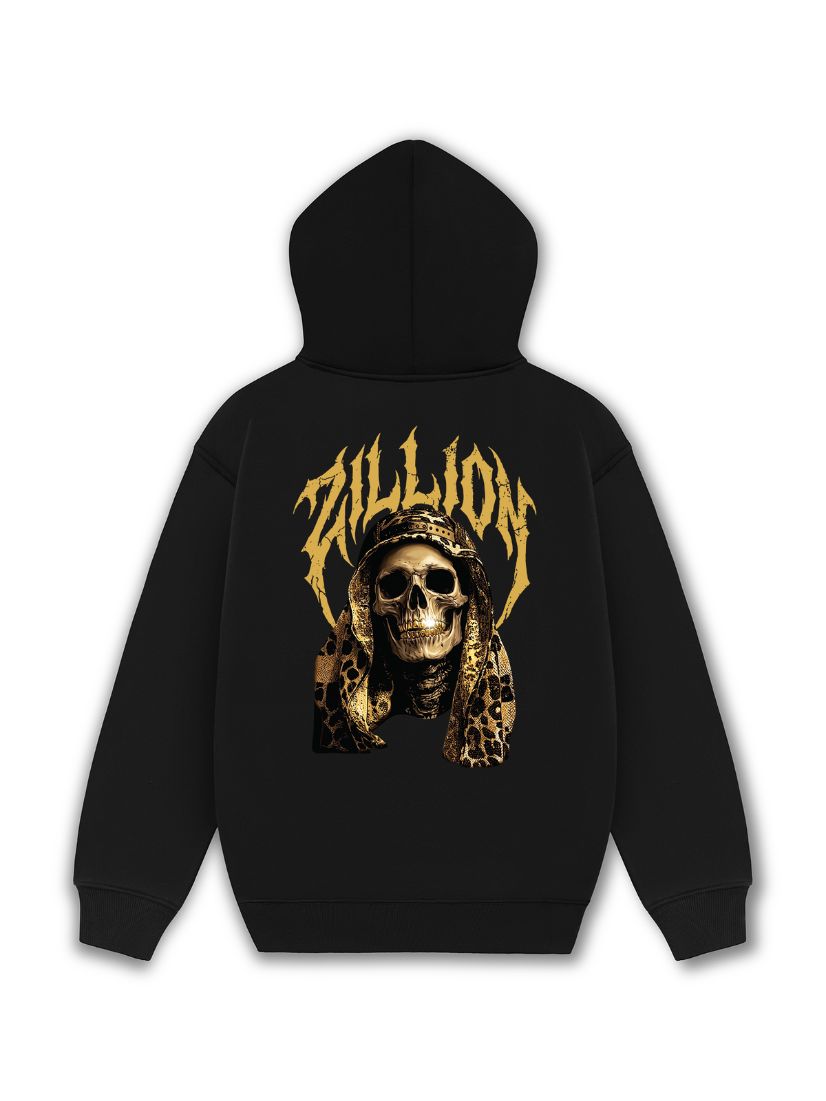Áo Hoodie Nỉ Hai Da Golden Skull