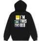 Áo Hoodie Nỉ Hai Da I'm This Old