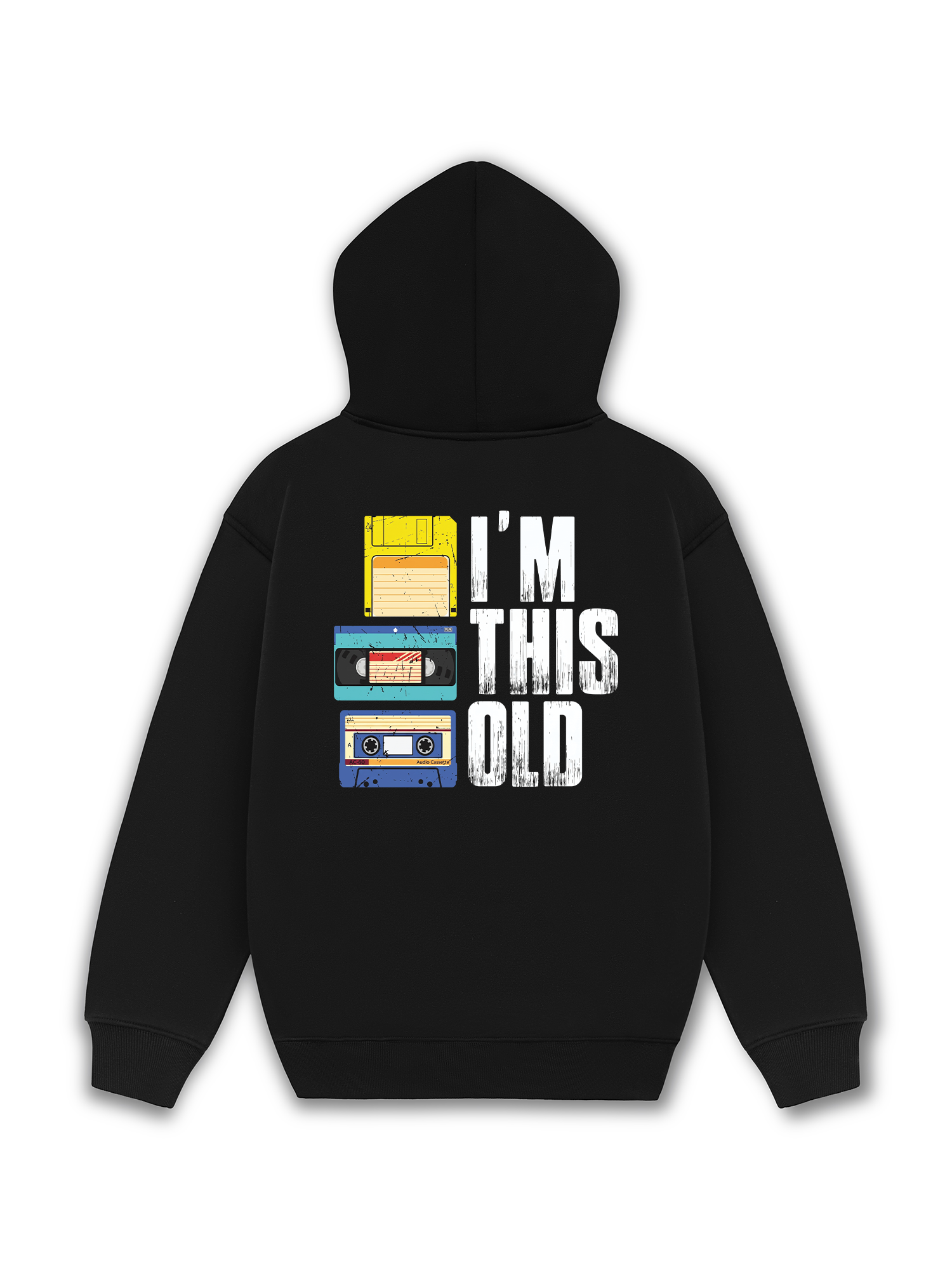 Áo Hoodie Nỉ Hai Da I'm This Old