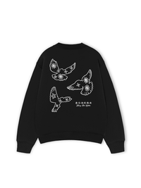 Áo Sweater Nỉ Hai Da  Three Bird