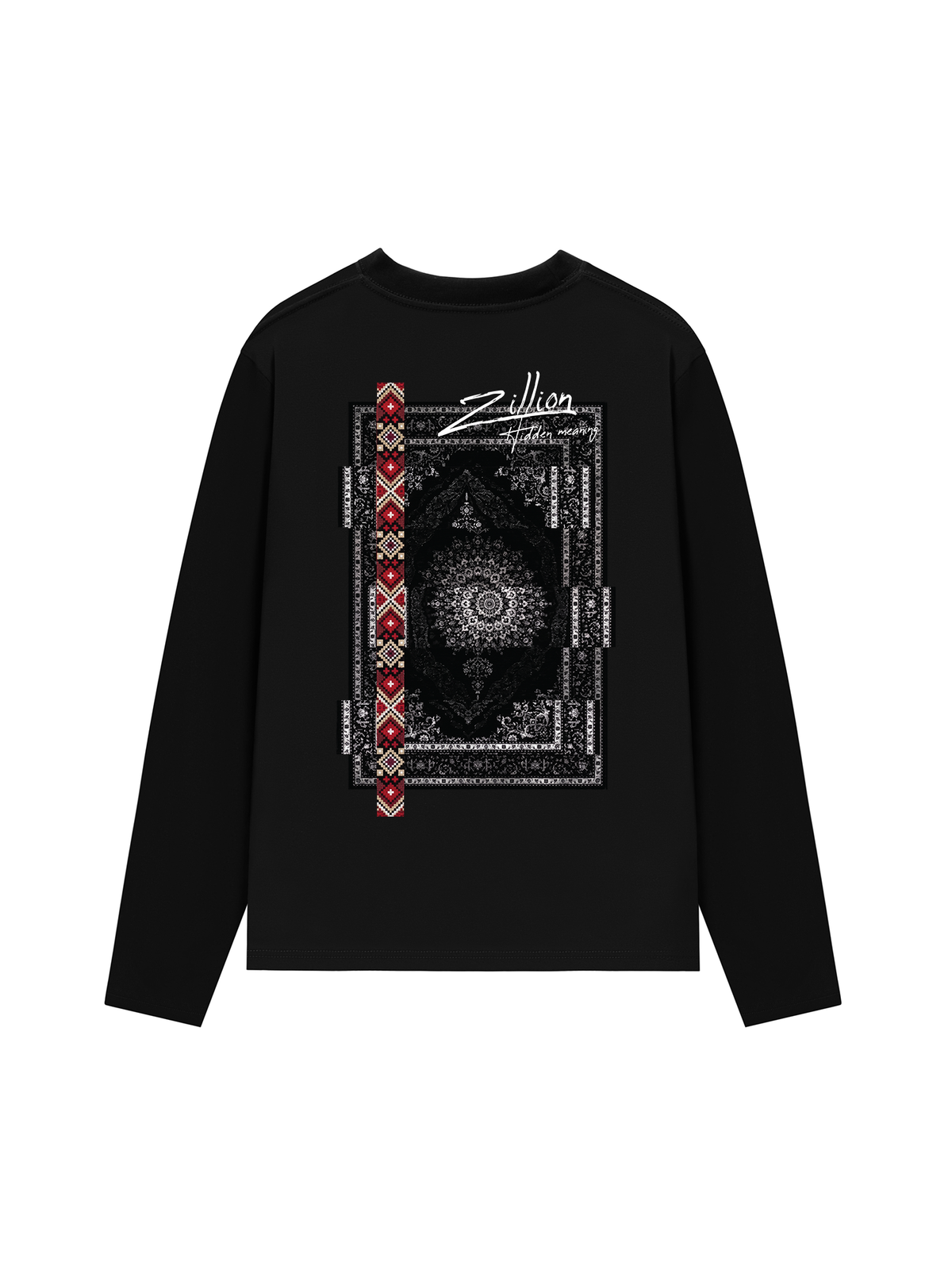 Áo Thun Dài Tay Zillion Black Rug