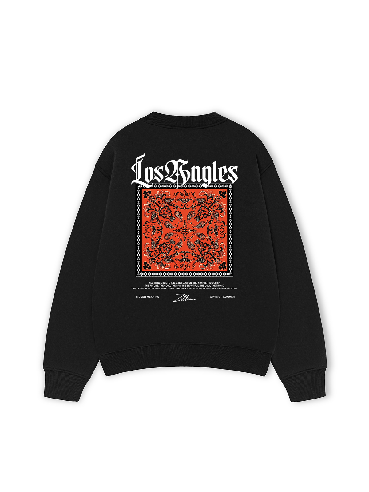 Áo Sweater Nỉ Hai Da Los Angeles