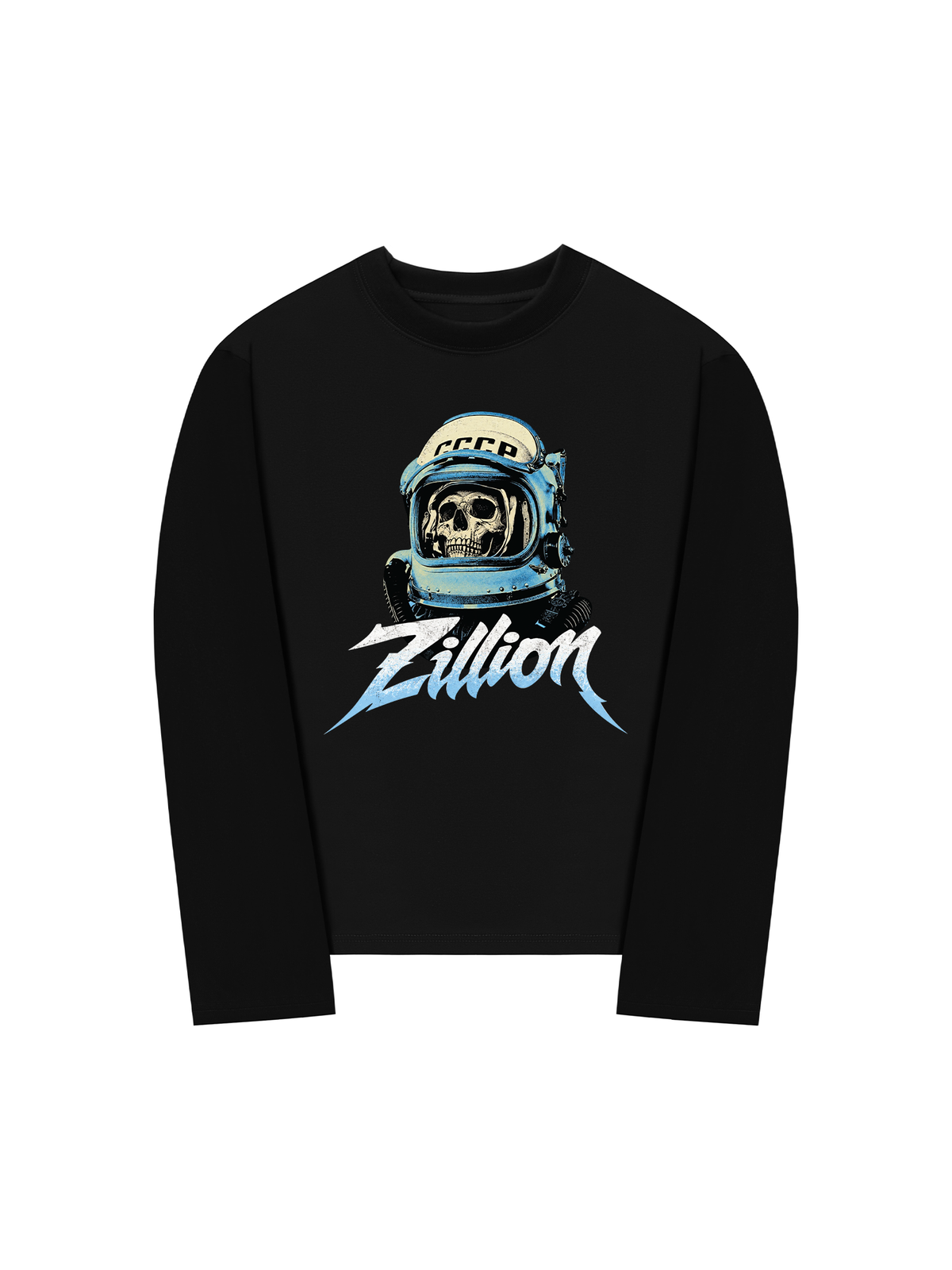Áo Thun Dài Tay Skull Cosmonaut