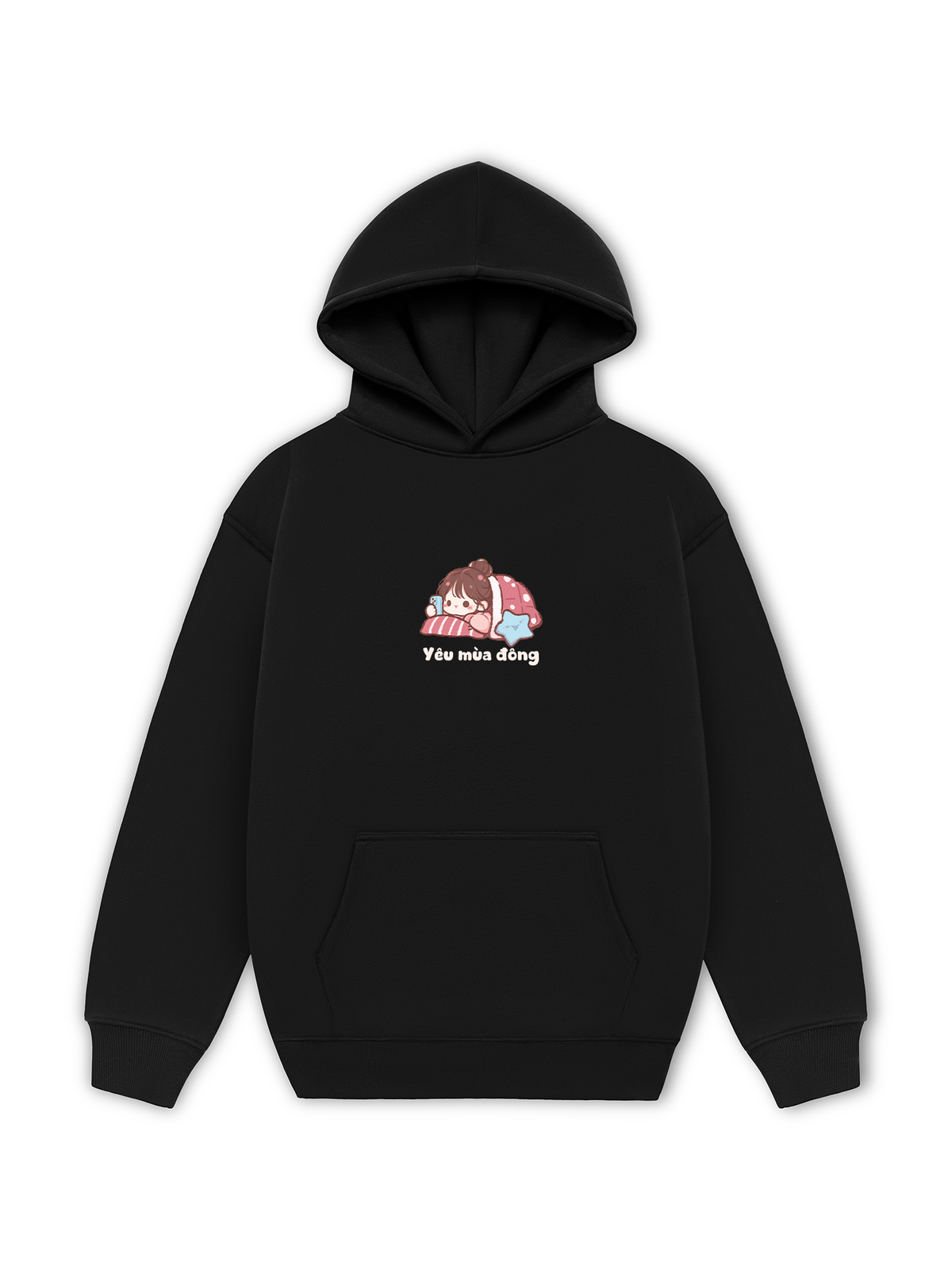 Áo Hoodie Nỉ Hai Da Yêu Mùa Đông
